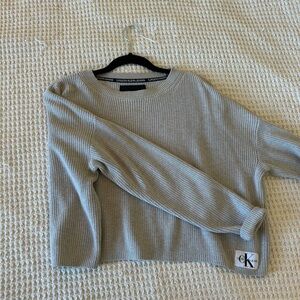 Calvin Klein Jeans Beige Crew Neck Sweater